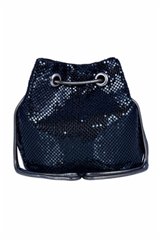 Fashion Women Metal Sequin Portable HANDBAGs HB0624 - Black