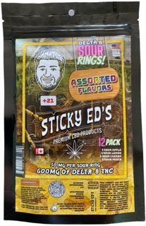 Sticky Ed's Premium D8 Sour Rings